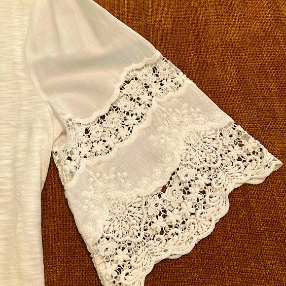 Chico’s White Summer Top - Picture 3 of 6